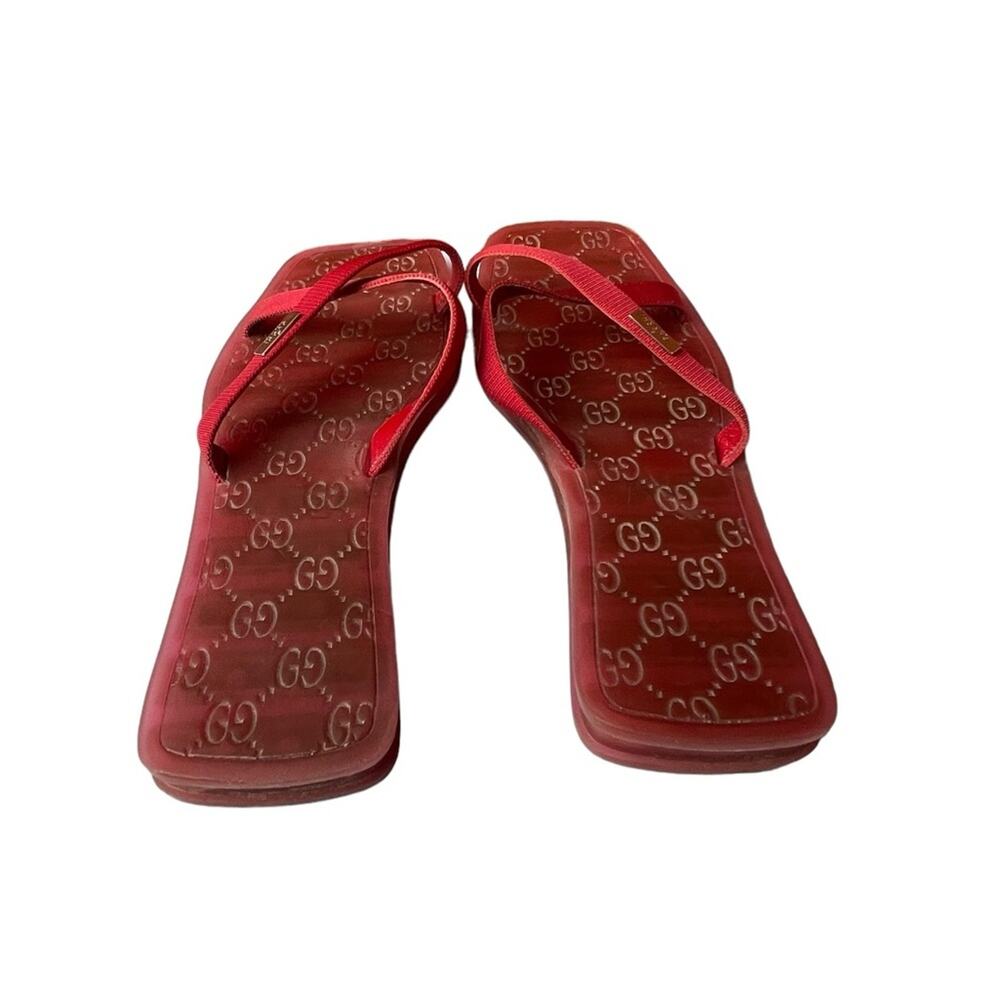 GUCCI Canvas Printed Slides Size:6.5 B - Picture 6 of 8